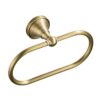 HIGOH Towel Racks, Bath Towel Holder,Bathroom Hand Towel,Hand Towel Holder,Towel,Brass Wall Mounted Ellipse Kitchen Bathroom Towel Holder,Metal V