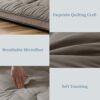 YOSHOOT Futon Mattress, Padded Japanese Floor Mattress Quilted Bed Mattress Topper, Extra Thick Folding Sleeping Pad Breathable Floor Lounger Gue