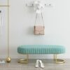 shoe storage bench ottoman Storage Benches Upholstered Velvet Shoe storage Bench,Murders Tufted Bed Bench With Padded Cushion,Living Room Footsto