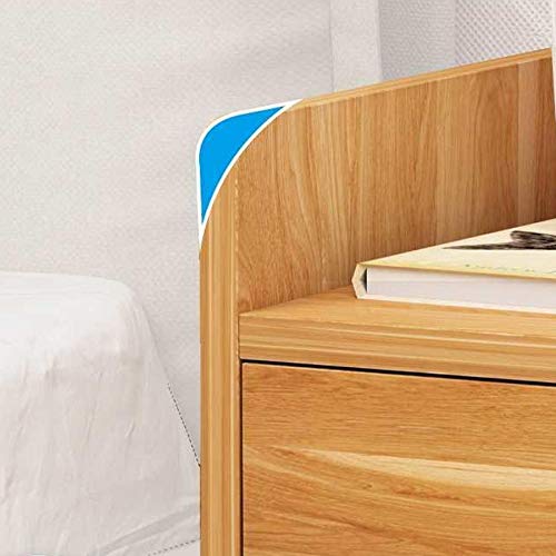 LUKEO Simple Bedside Table Bedroom Locker, Wooden Locker Cabinet Bedside Table Drawer Bedroom Furniture