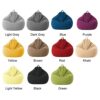Bean Bag Chair Cover, 39x47 inch Lazy Lounger Bean Bag Cover Only, Without Filling,Kids Adults Toys Storage Bean Bag for Organizing Children Plus