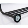 N/A Oil Rubbed Bronze Towel Racks, Bathroom Towel Shelf with Foldable Towel Bar Holder and Towel Hooks, Wall Mounted Multifunctional Double Towel