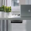 Hosanwell Mac Mini Mount - Custom Mount for Mac Mini M1, Under Desk Mount Wall Mount Bracket VESA Small Factor PC Desktop Hidden Mount Multiple I