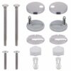 Toilet Seat, D Shape Soft Close Toilet Seat,Universal Heavy Duty Strong and Robust with Dual Fixing – Easy Clean and Removable Lid,Antibacterial