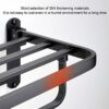 HIGOH Towel Racks,Bathroom Towel Rack Wall Mounted Towel Holder,Bathroom Towel Rack,Bathroom Rack,Bathroom Hardware Bathroom