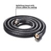 2 Meter Long Black Shower Hose Pipe Tube Stainless Steel Shower Bath Extension Replacement Part Bathroom Shower