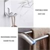 Towel Rail Bathroom Wall Mounted 304 Stainless Steel Towel Rack Holder With Towel Bar Storage Shelf Hook Rack For Bathroom Hotel Kitchen(Size : 5