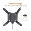 Amazon Basics Fixed Flat TV Wall Mount for 12 - 40 inches TVs and VESA 200 x 200, Black