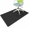 SHACOS Office Chair Mat for Hardwood Floors, 47" x 35" Non Slip Desk Chair Mat Floor Carpet Protector Mat for Home Office Rolling Chairs, Dark Gr
