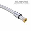 LEEFE PVC Smooth Shower Hose Flexible Anti-Kink Handheld Shower Head Hose with Brass Connections 1.5M / 59 Inch