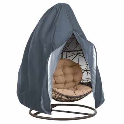 Transplant Double Egg Chair Cover Waterproof Hanging Egg Chair Cover - 230x200 Garden Chairs Anti-UV Dustproof 210D Oxford Fabric Outdoor Patio S