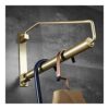 HIGOH Towel Racks, Towel Rail for Bathroom,Brass Folding Drying Rack Towel Bars Towel Holder,Bedroom Wall-Mounted Invisible Clothes Drying Rack T