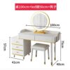 DINGZZ Bedroom Light Vanity, Small Desk Wind Bedroom Large Capacity Storage Cabinet