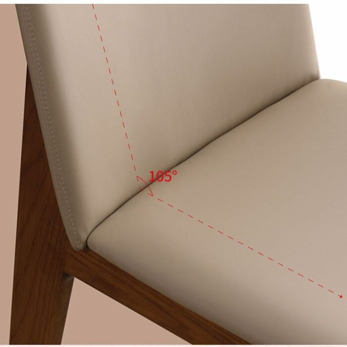 JJZXD Dresser Wooden Kitchen Dining Chair Bedroom Salon Ergonomic Office Dining Chair Home Furniture