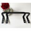 DIYYILIF 2 Pcs Mattress Retainer Bar, Black Metal Mattress Holder in Place to Keep Mattress from Sliding, Mattress Slide Stopper for Wooden Bed F