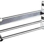 Stainless Steel Wall Mounted Bathroom Towel Rack Holder Hotel Storage Holder Towel Rack Bathroom Towel Rack Stainless Steel Bathroom Rack