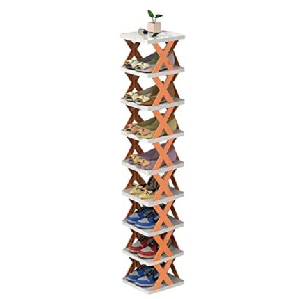Tytlyworth Shoe Rack Organizer - Shoe Shelves Shoe Cabinet - Storage Tower Shelf for Organizers and Storage, Creative Space Saving Home Supplies