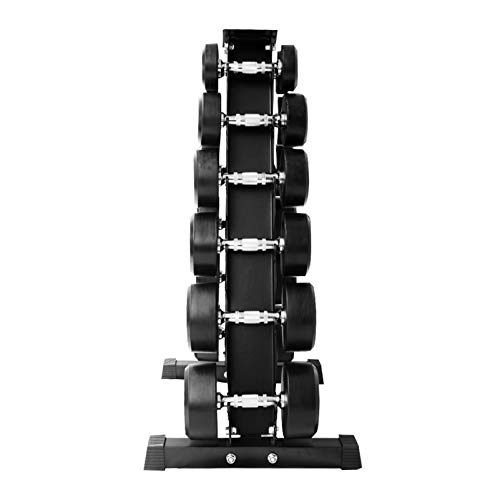 ZXYWW Weight Racks Strength Training Equipment, 6 Tier Dumbbell Rack Plate Trees for Home Gym Weight Lifting, Load-Bearing 880Lb