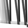 Whitmor 6196-4342 3 Pair Boot Organizer, Black/Silver, 10.25" x 22.25" x 17.5" (Length x Width x Height)