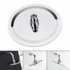 Shower Head, sinzau 8 Inch Round Rain Showerhead, 304 Stainless Steel, Ultra-Thin Design-Best Pressure Boosting