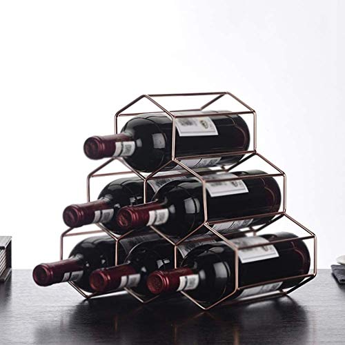 CZDYUF European Style Wine Rack, Creative Wine Glass Rack, Household Wine Rack, Stainless Steel