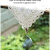 YINLER 4 Pieces Tablecloth Weights Clips Metal,Iron Antique Bird Pendant,Thick Table Cloth Weight Holder Clip,Outside Decoration Clamps for Indoo