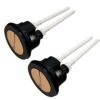 2 Pcs Standard 38 mm Toilet Buttons with Four Rods Dual Push Button Toilet Flush Button for Toilet Closestool Cistern Replacement Accessories (Si
