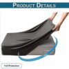 Rosnek Velvet Sofa Seat Cover,1 Seater Sofa Cushion Covers Non Slip Sofa Slipcovers with Elastic Bottom,Stretchy&Thicker&Soft Sofa Protectors fro