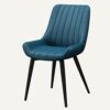 dining chair Kitchen Dining Room Furniture Chairs Dining Chairs Water Proof Leather Side Chair With Black Metal Legs Living Room Bedroom Kitchen