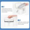 Healvian First Aid Box Empty Travel Case Survival Medicine Storage Box with Handle for Home Outdoor Travel Camping Vehicle