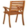 WODMB 5 Piece Garden Dining Set Solid Acacia Wood Outdoor Space with this Wooden Garden Dining Set (Color : A, Size : One size)