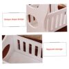 Hemore Small Side Table, 18inch PVC Wood Round 2 Tier Nightstand with Storage Shelf, Small Bedside Table, Sofa End Table for Bedroom Living Room