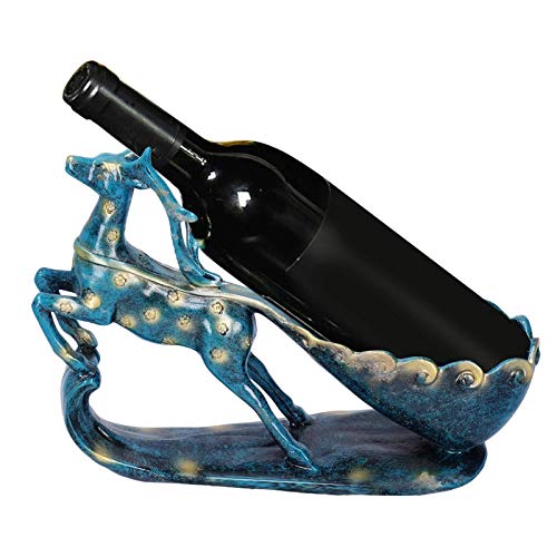 ALREMO HUANGXING - Wine Rack Ornament Holder Figurine Home Wine Bottle Holder Ornament Home Decor Wine Cabinet Artware Decoration Wedding Busines