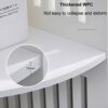 DINGZZ Mobile Waterproof Washbasin Cabinet Shelf Corner Bathroom Cabinet Floor-standing Bathroom Furniture