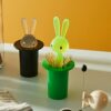 A di Alessi Magic Bunny Toothpick, Yellow (ASG16 Y)