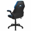 Flash Furniture X10 Gaming Chair, Ergonomic Office Chair for PC and Gaming Setups, Adjustable Gamer Chair with Back Support, LeatherSoft, Blue/Bl