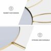 QUANJJ Handheld Makeup Rabbit Ear Design Portable Round Cosmetic Small Cosmetic Vanity Makeup Supplies Accessories For Women