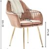 dining chair Dining Chairs Set - Corner Kitchen Counter Chairs, Dining Chairs Kitchen Chairs Set of 4 Living Room Side Sofa Chairs with Flannel F