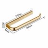 RSOCHS Brass Towel Rack, Bathroom Accessories, Golden Chrome Towel Rack, Household Towel Storage Rack