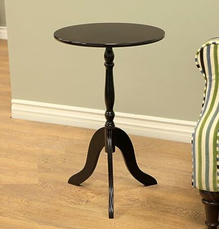 Frenchi Furniture Table, Wood, Mahogany, 17.93 in x 18.72 in x 3.35 in