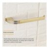 HIGOH Towel Racks, Towel Rail for Bathroom,Copper Crystal Toilet Towel Rail Rack,Towel Holder Bathroom Hand Towel Holder Hanger Wall Hanging Kitc