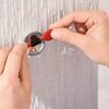 tesa DELUXXE Glass Shelf - Self-Adhesive Frosted Glass Shelf for Bathroom Utensils - Waterproof, incl. Power.Kit Adhesive Solution - 50mm x 600mm