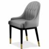 dining chair Kitchen Dining Room Furniture Chairs Faux Matte Suede Leather Armrests Backrest Dining Chairs For Office Lounge Kitchen Bedroom (Col