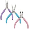 MENFENG Jewellery Pliers Set, 3pce Jewellery Making Pliers Tools with Needle Nose/Chain Nose/Wire Cutters Pliers, Used for Jewellery Repair, hand