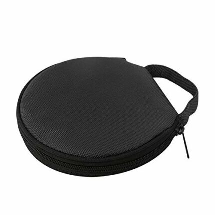 Uposao CD Case, 20 Capacity Oxford Cloth CD/DVD Storage Bag Round Disc Storage Case Portable DVD Organizer Pouch Folder for Home Car Travel