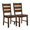 AA Warehousing Side Chair, Wood Veneer/Others, Walnut