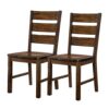 AA Warehousing Side Chair, Wood Veneer/Others, Walnut