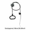 Sofa Recliner Cables D-Ring Recliner Release Pull Handle Cables Couch Release Recliner Replacement Parts, Hook Exposed Cable Total Length 38.58 I