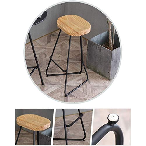 DINGZZ Bar Stool chairs High Chair Wrought Iron Bar Chair Gold Stool Dining Chair Nordic Pub Accessories Leisure