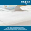 Setex Mattress Topper, Polyester, White, 75 x 90 x 1 cm